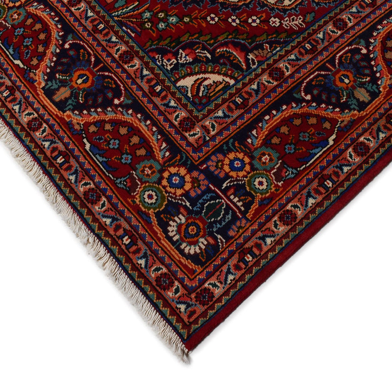 Alfombra persa - Nómada - 300 x 204 cm - rojo oscuro