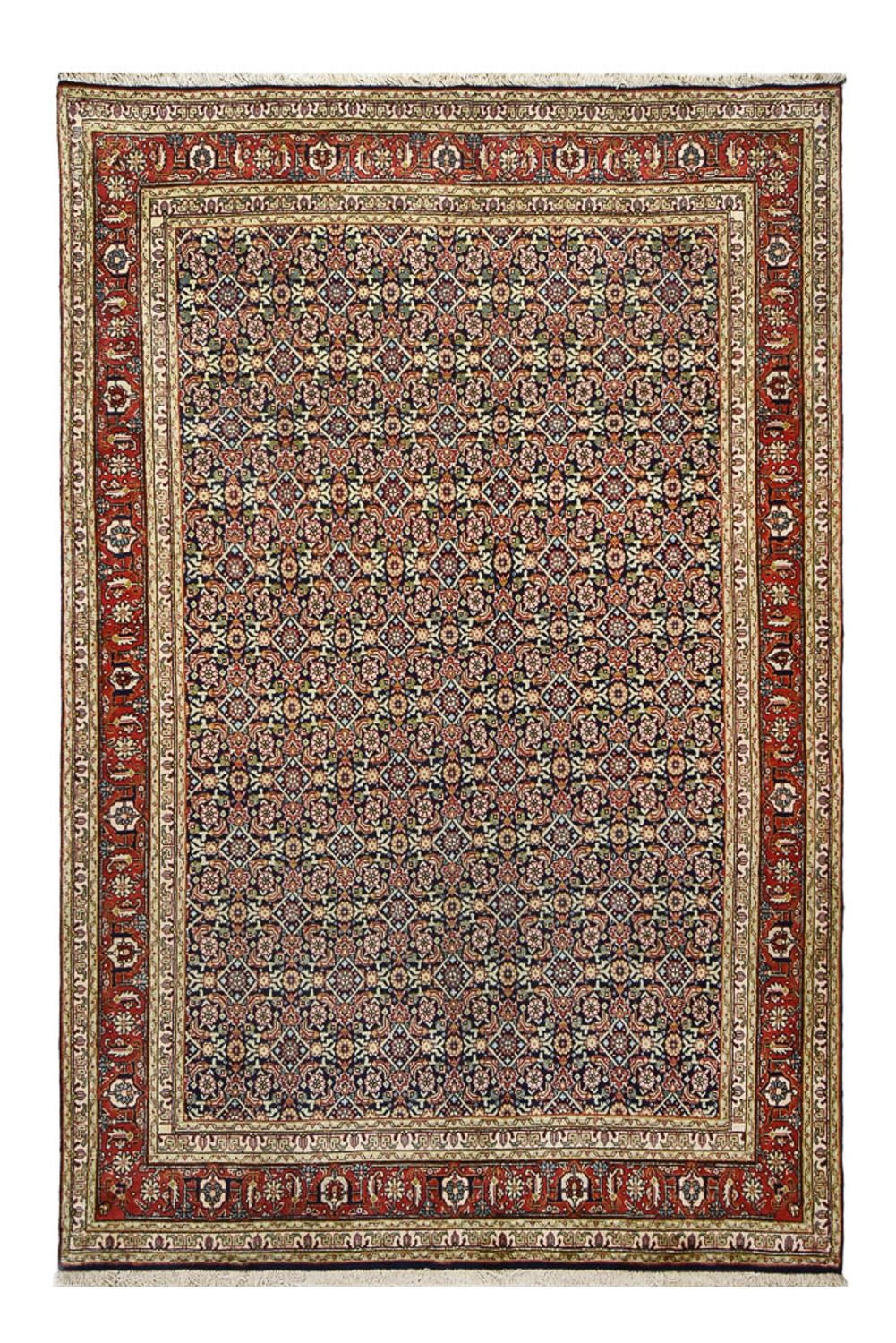 Alfombra persa - Tabriz - 282 x 200 cm - marrón claro