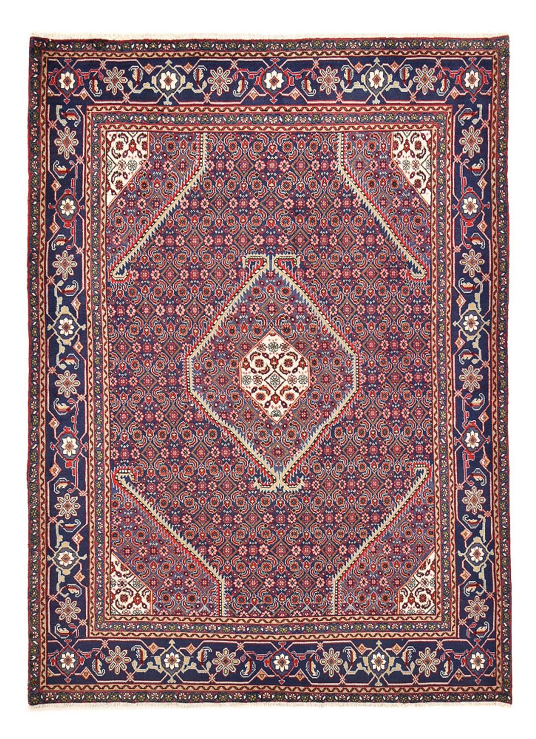 Alfombra persa - Nómada - 266 x 199 cm - púrpura