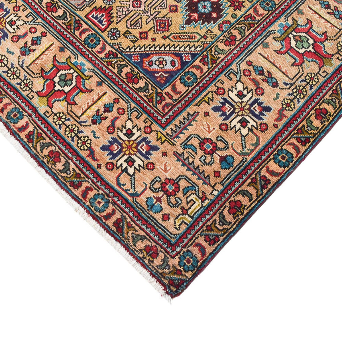 Alfombra Persa - Tabriz - Real - 298 x 203 cm - rojo