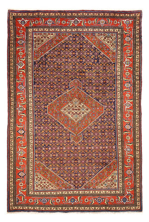 Alfombra persa - Nómada - 288 x 199 cm - rojo burdeos