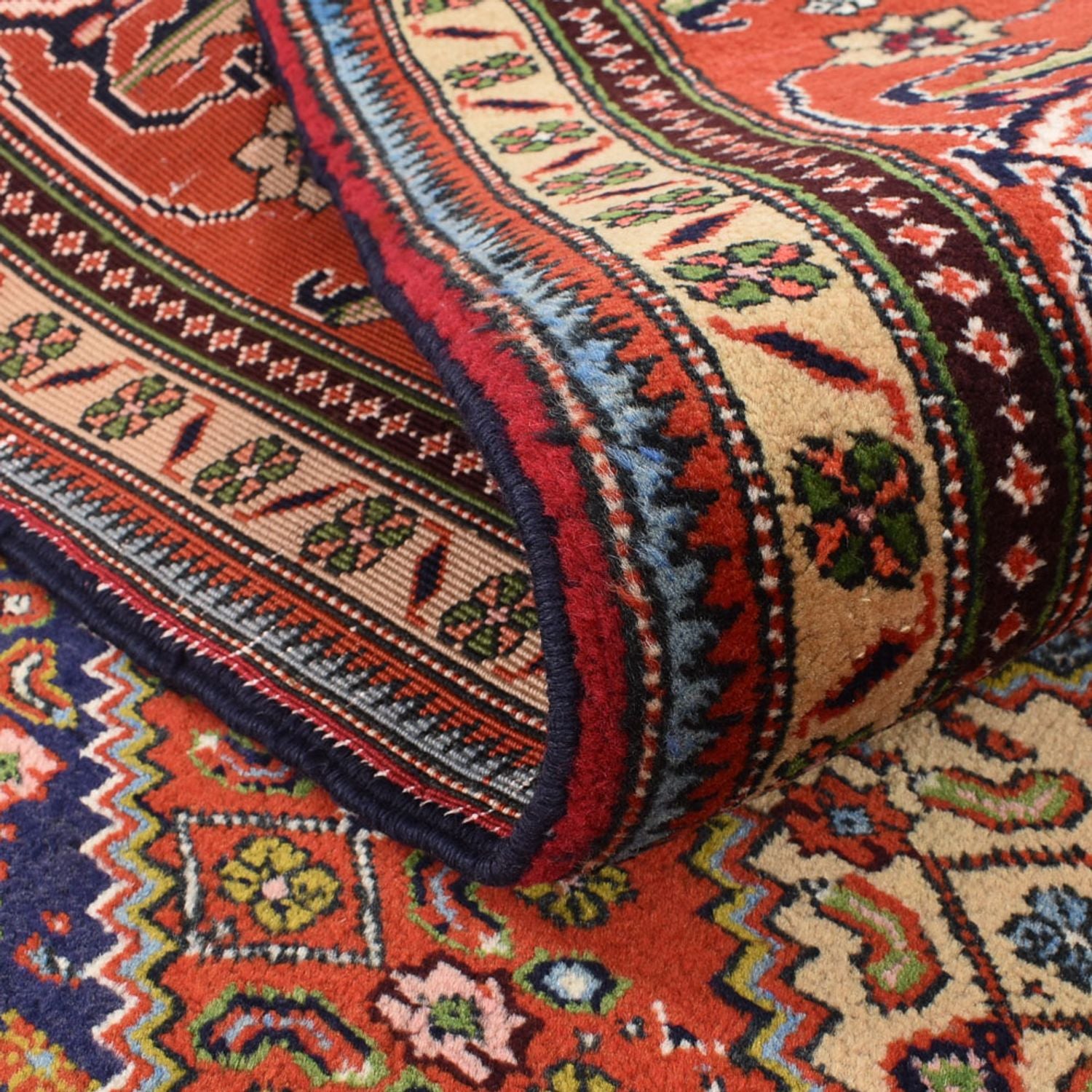 Alfombra persa - Nómada - 288 x 199 cm - rojo burdeos