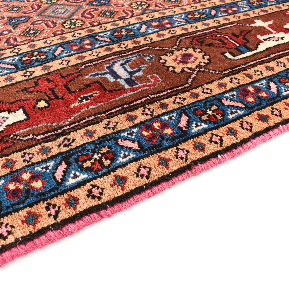 Alfombra persa - Nómada - 281 x 201 cm - rojo claro