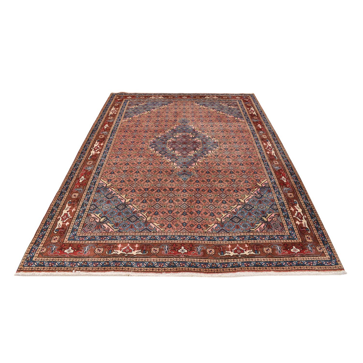 Alfombra persa - Nómada - 281 x 201 cm - rojo claro