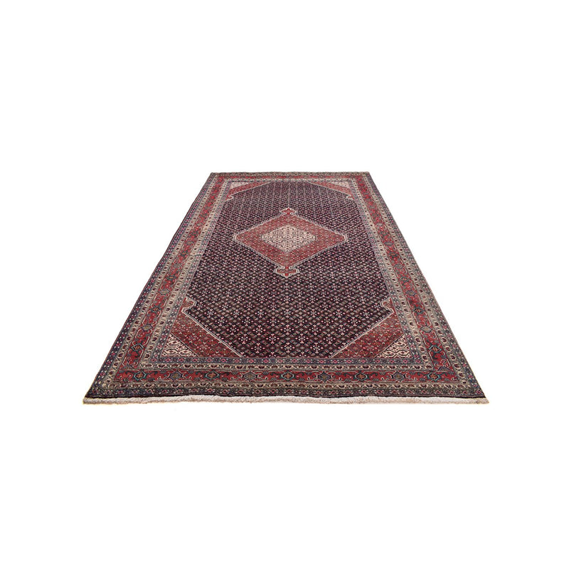 Alfombra persa - Nómada - 304 x 199 cm - rojo burdeos