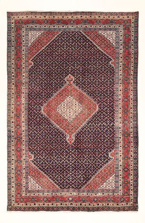 Alfombra persa - Tabriz - 303 x 200 cm - óxido