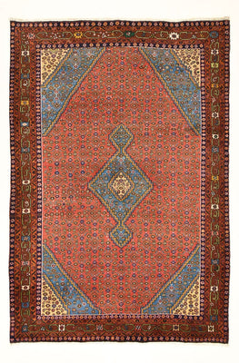 Alfombra persa - Tabriz - 292 x 198 cm - rojo claro
