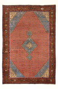 Alfombra persa - Tabriz - 292 x 198 cm - rojo claro