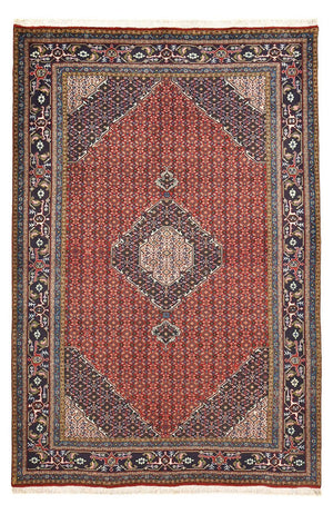 Alfombra persa - Nómada - 288 x 191 cm - rojo oscuro