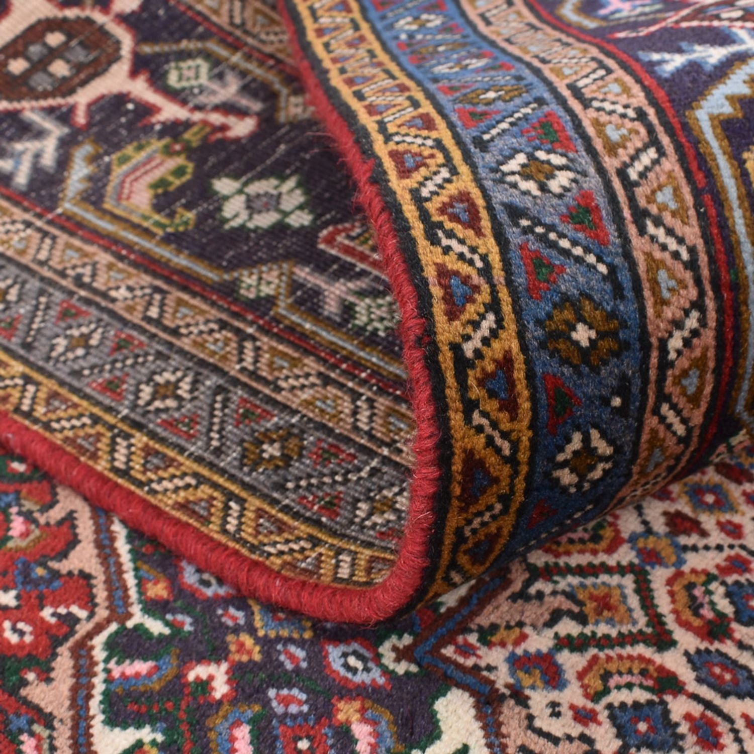 Alfombra persa - Nómada - 288 x 191 cm - rojo oscuro
