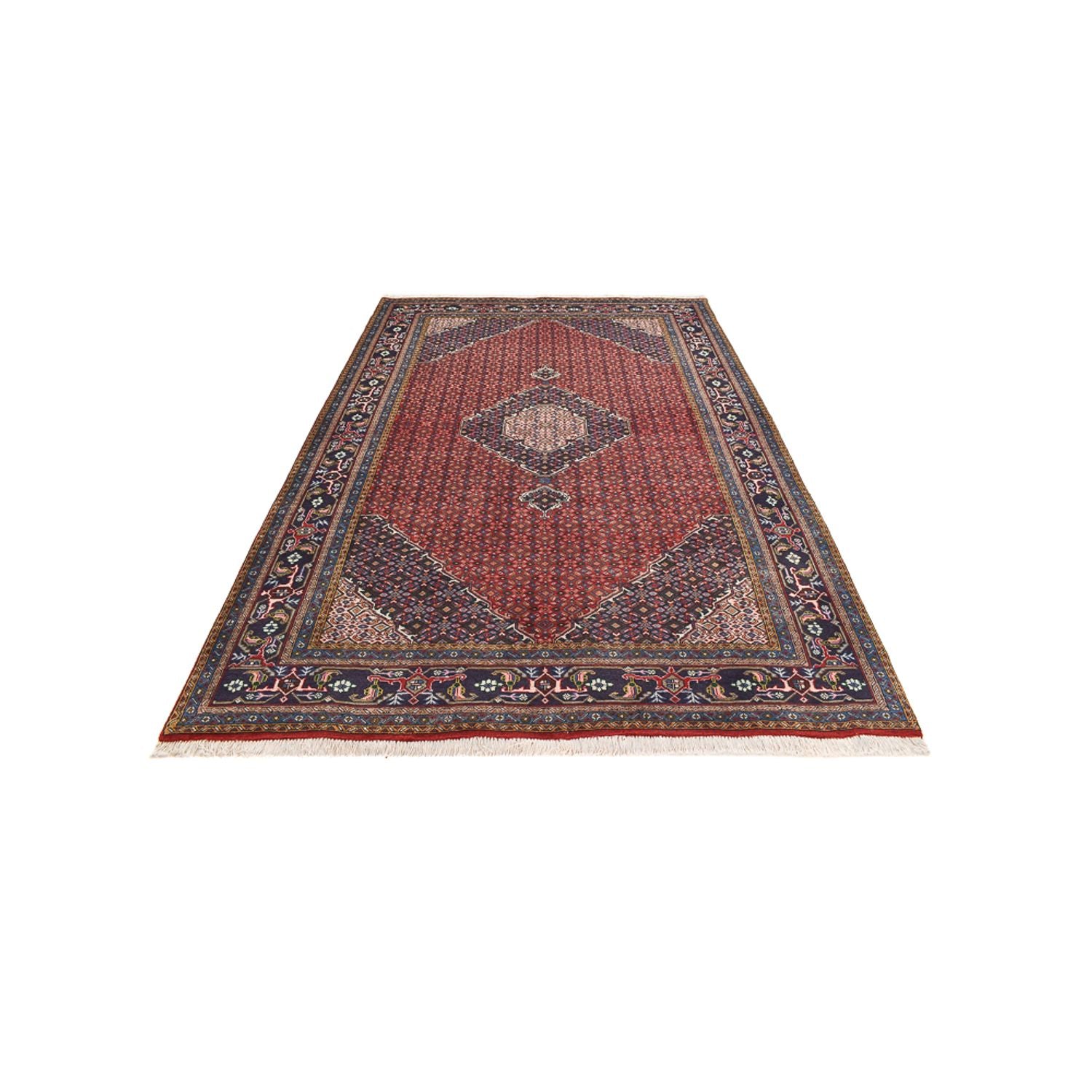 Alfombra persa - Nómada - 288 x 191 cm - rojo oscuro