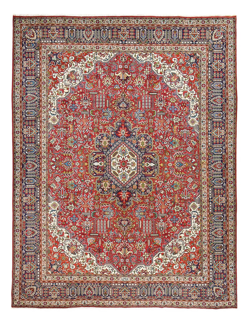 Alfombra Persa - Tabriz - Real - 394 x 300 cm - rojo