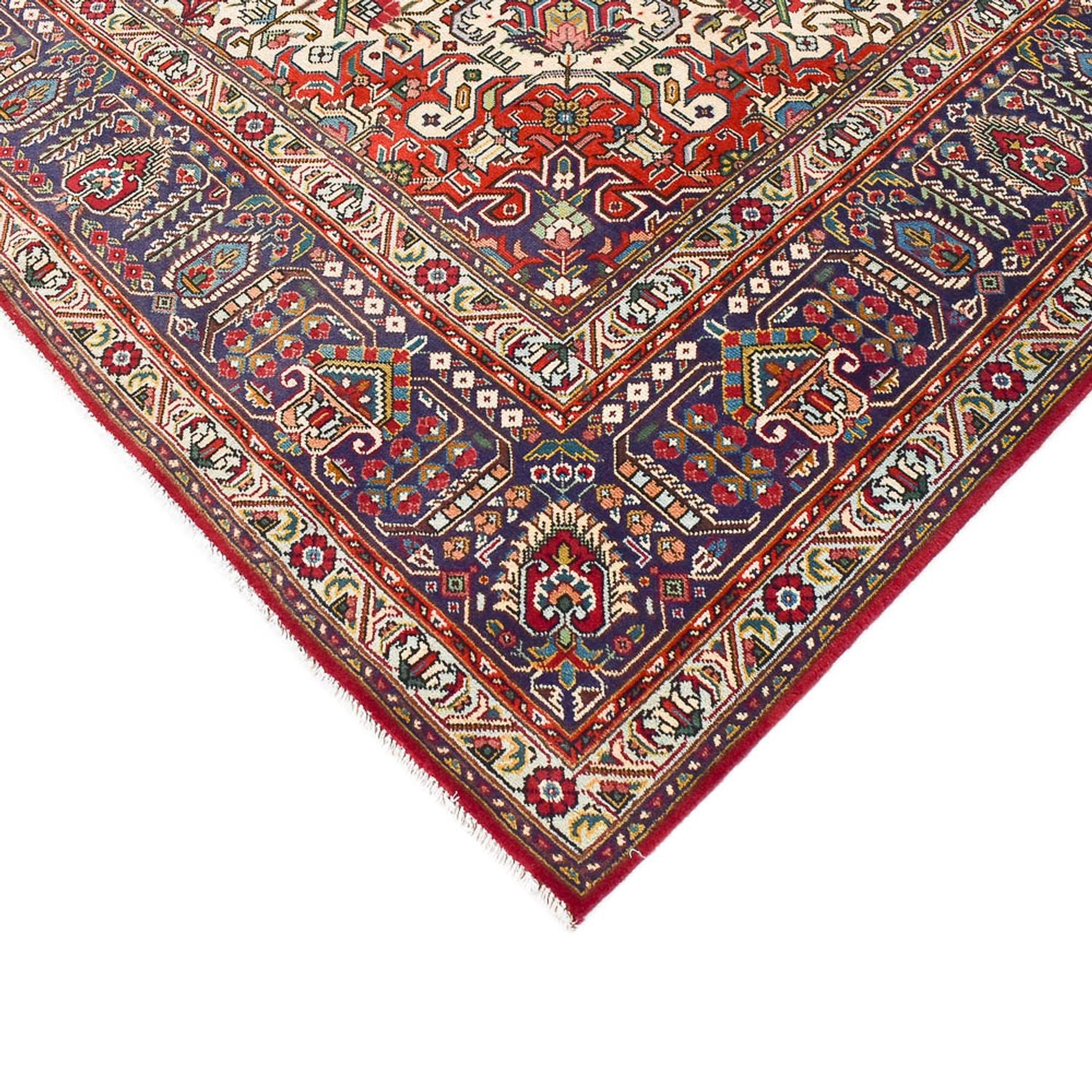 Alfombra Persa - Tabriz - Real - 394 x 300 cm - rojo