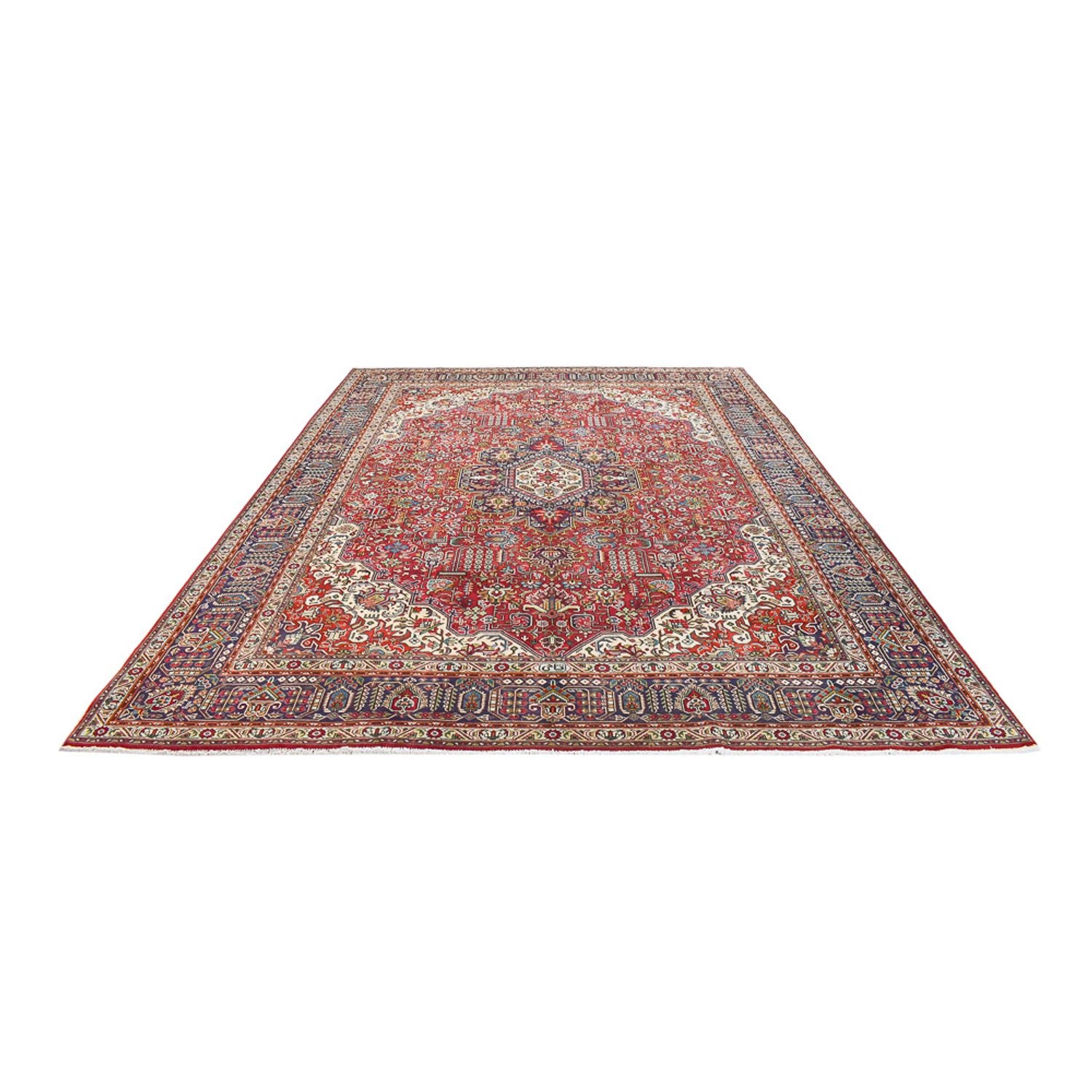 Alfombra Persa - Tabriz - Real - 394 x 300 cm - rojo