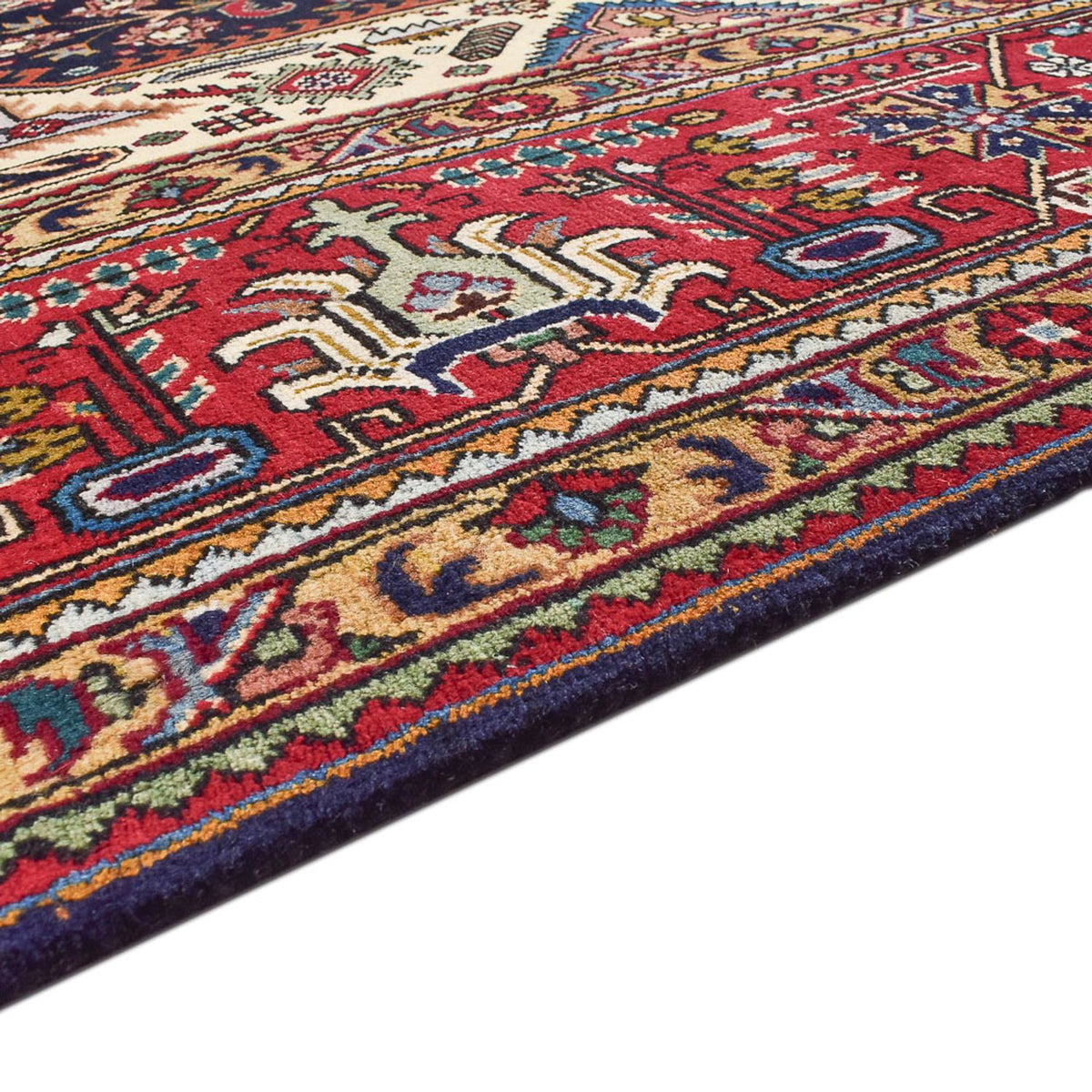 Alfombra Persa - Tabriz - Real - 412 x 303 cm - azul oscuro