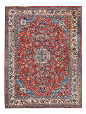Alfombra persa - Keshan - 350 x 257 cm - rojo