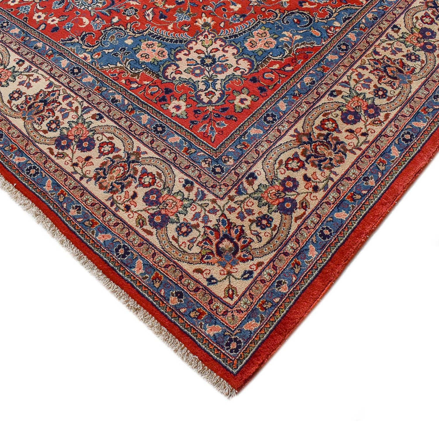 Alfombra persa - Keshan - 350 x 257 cm - rojo
