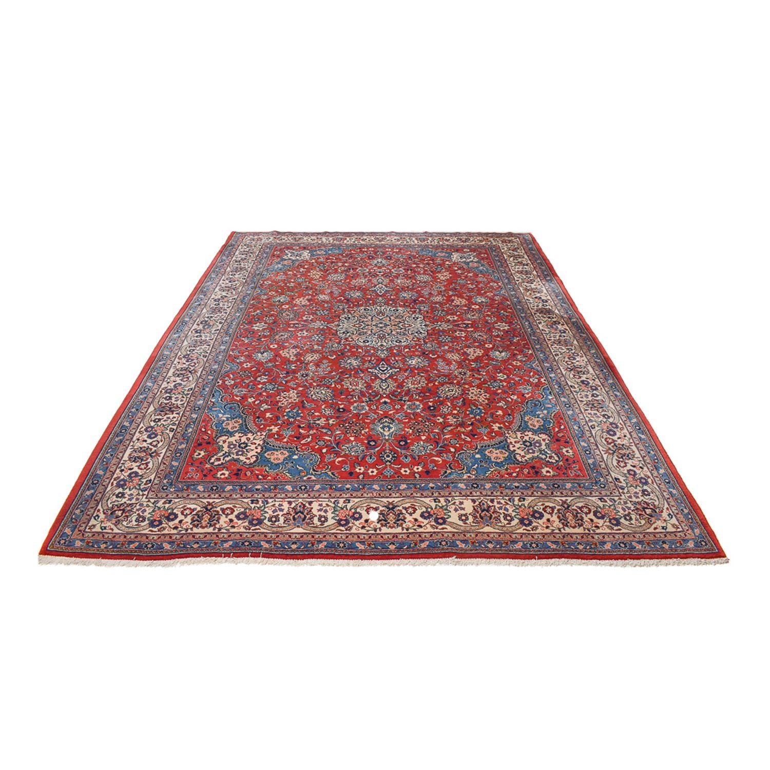 Alfombra persa - Keshan - 350 x 257 cm - rojo