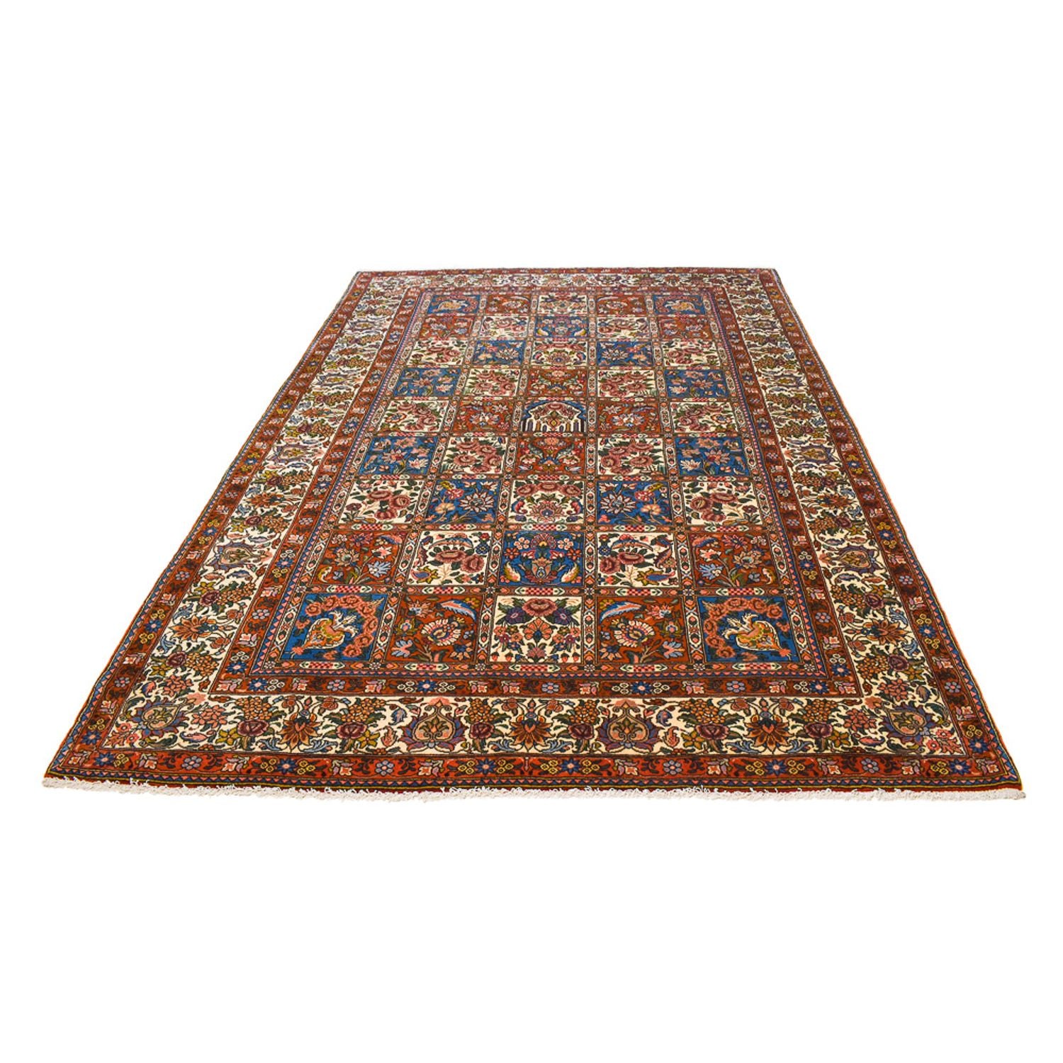 Alfombra persa - Nómada - 306 x 209 cm - multicolor