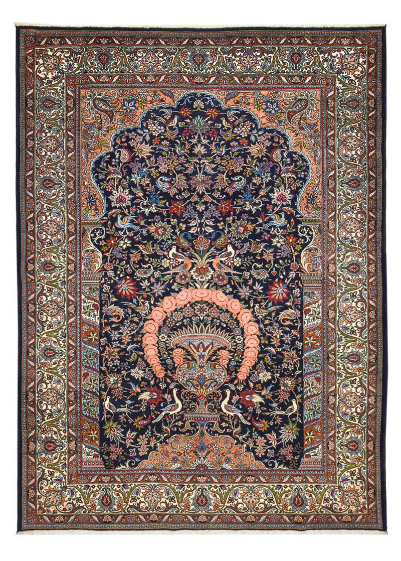 Alfombra persa - Nómada - 302 x 204 cm - azul oscuro