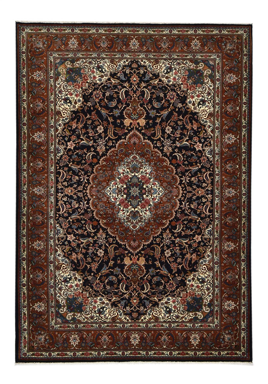 Alfombra persa - Nómada - 298 x 205 cm - rojo oscuro