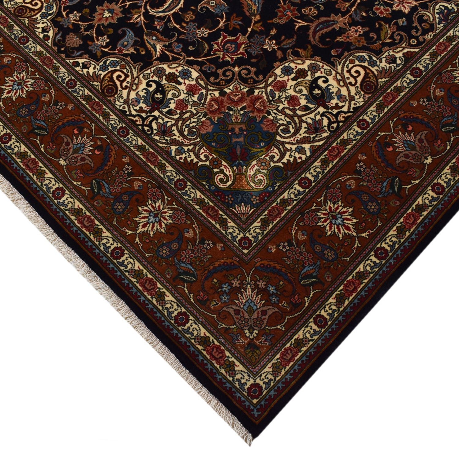 Alfombra persa - Nómada - 298 x 205 cm - rojo oscuro