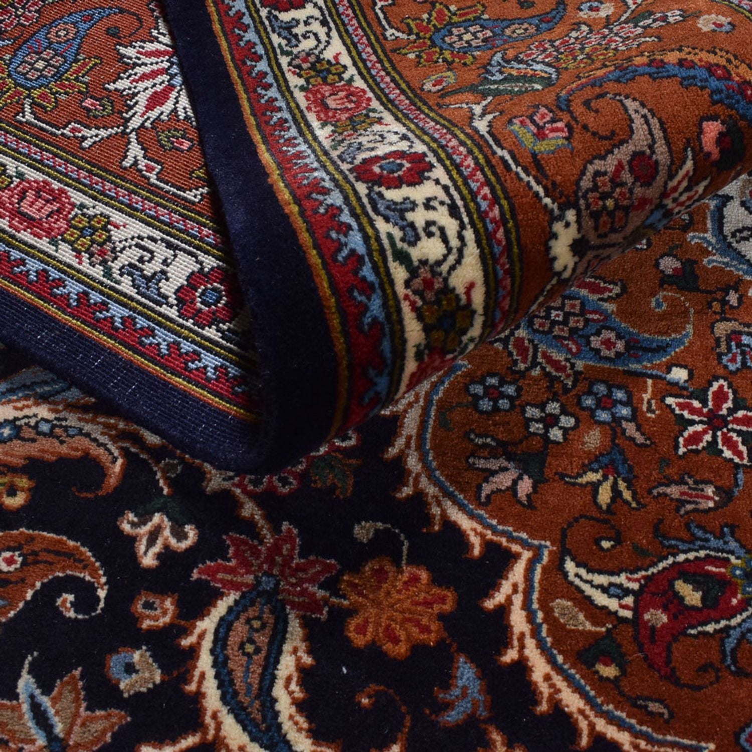 Alfombra persa - Nómada - 298 x 205 cm - rojo oscuro