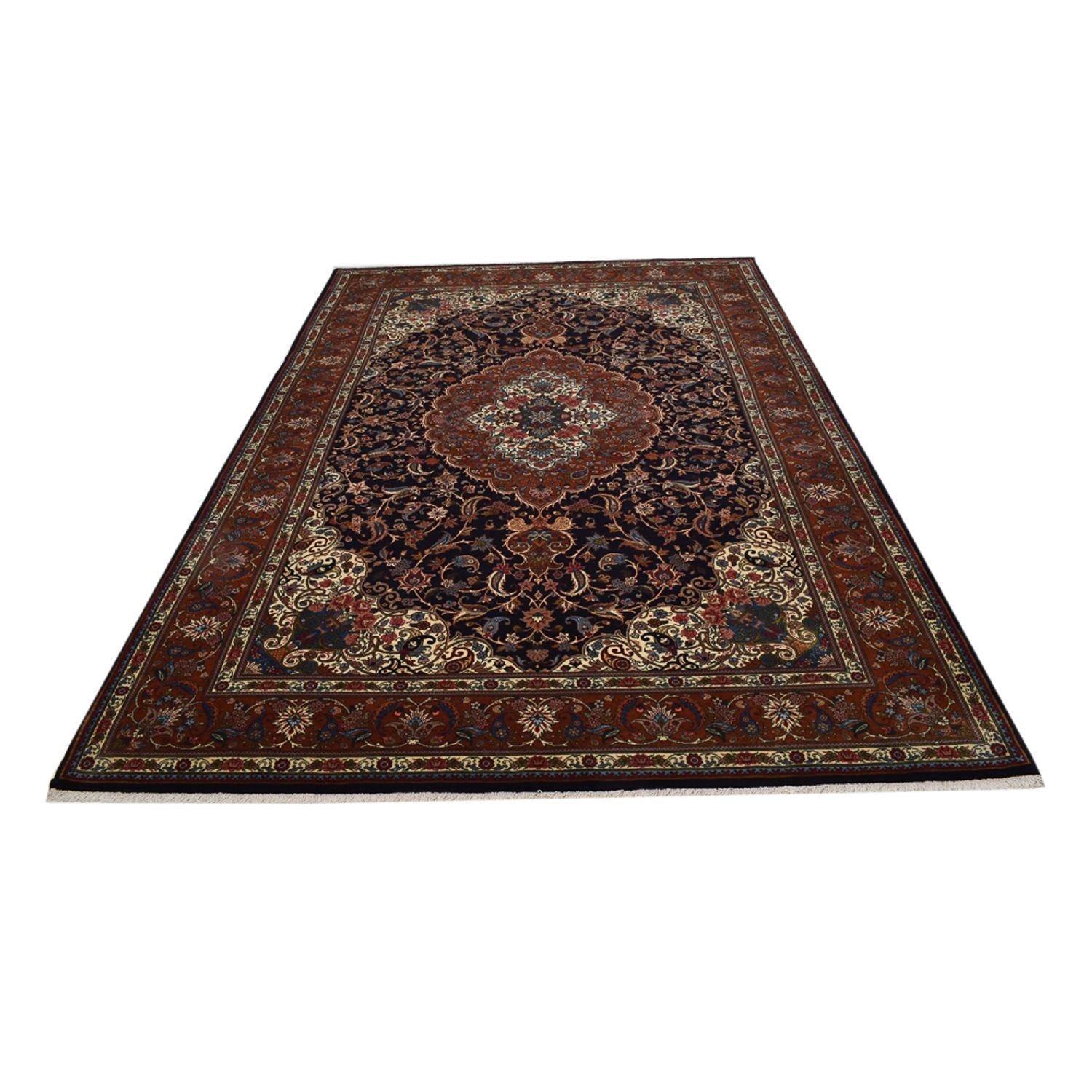 Alfombra persa - Nómada - 298 x 205 cm - rojo oscuro