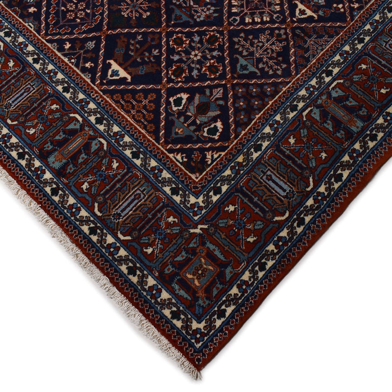 Alfombra persa - Nómada - 300 x 202 cm - rojo vino