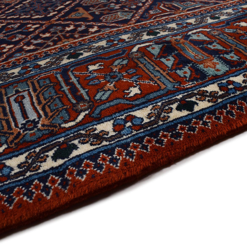 Alfombra persa - Nómada - 300 x 202 cm - rojo vino