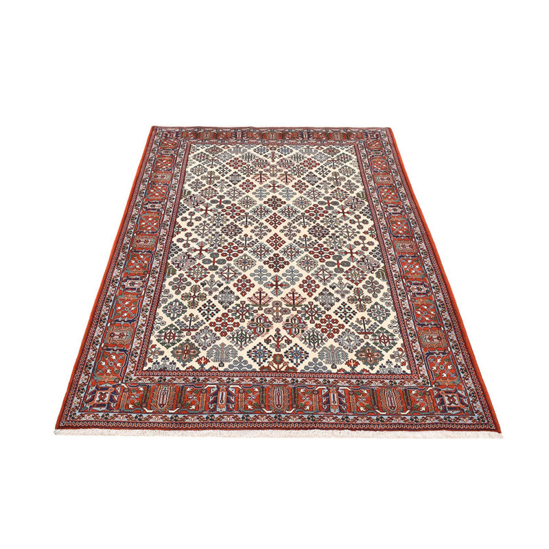 Alfombra persa - Nómada - 246 x 170 cm - crema