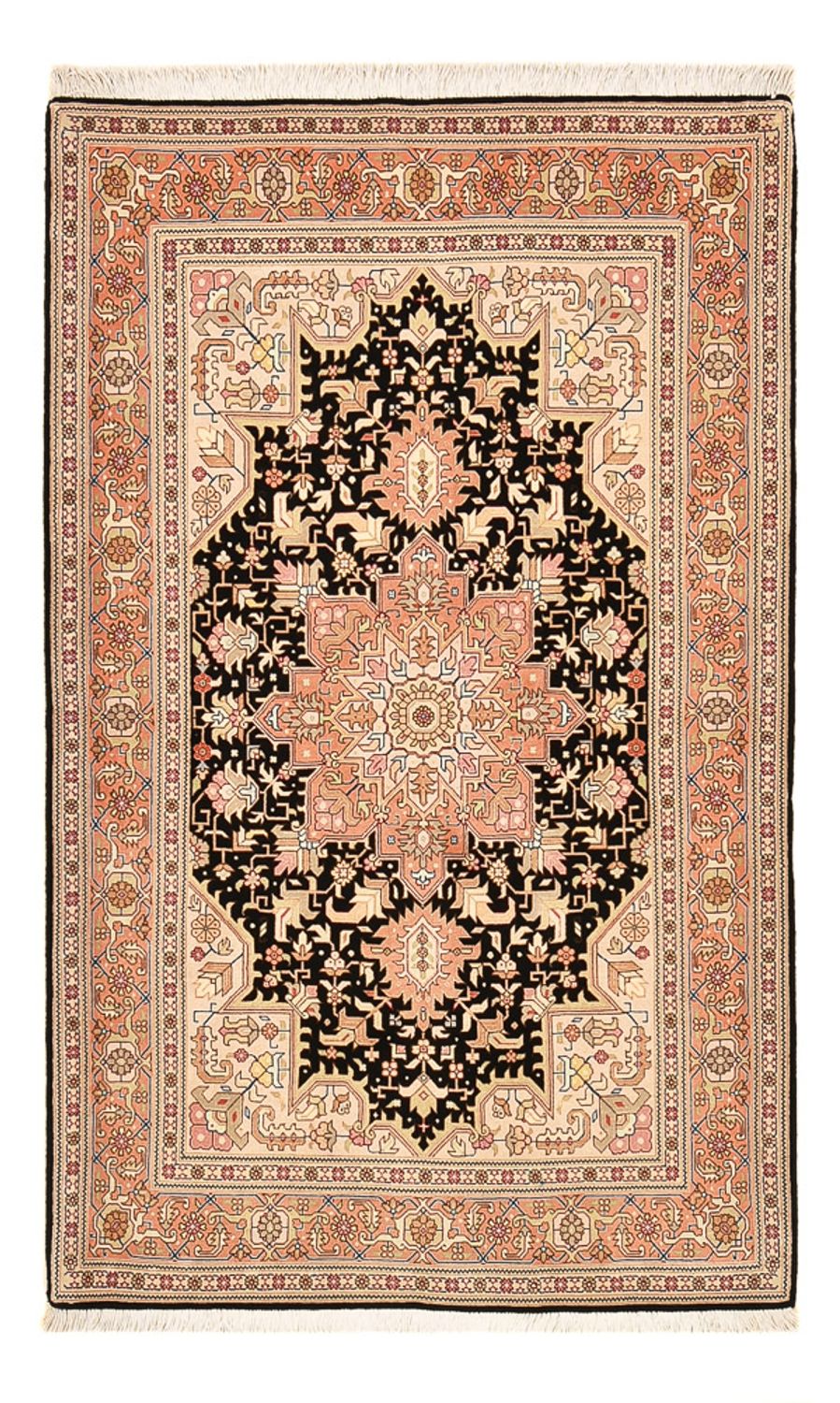 Alfombra Persa - Tabriz - Real - 166 x 100 cm - azul oscuro