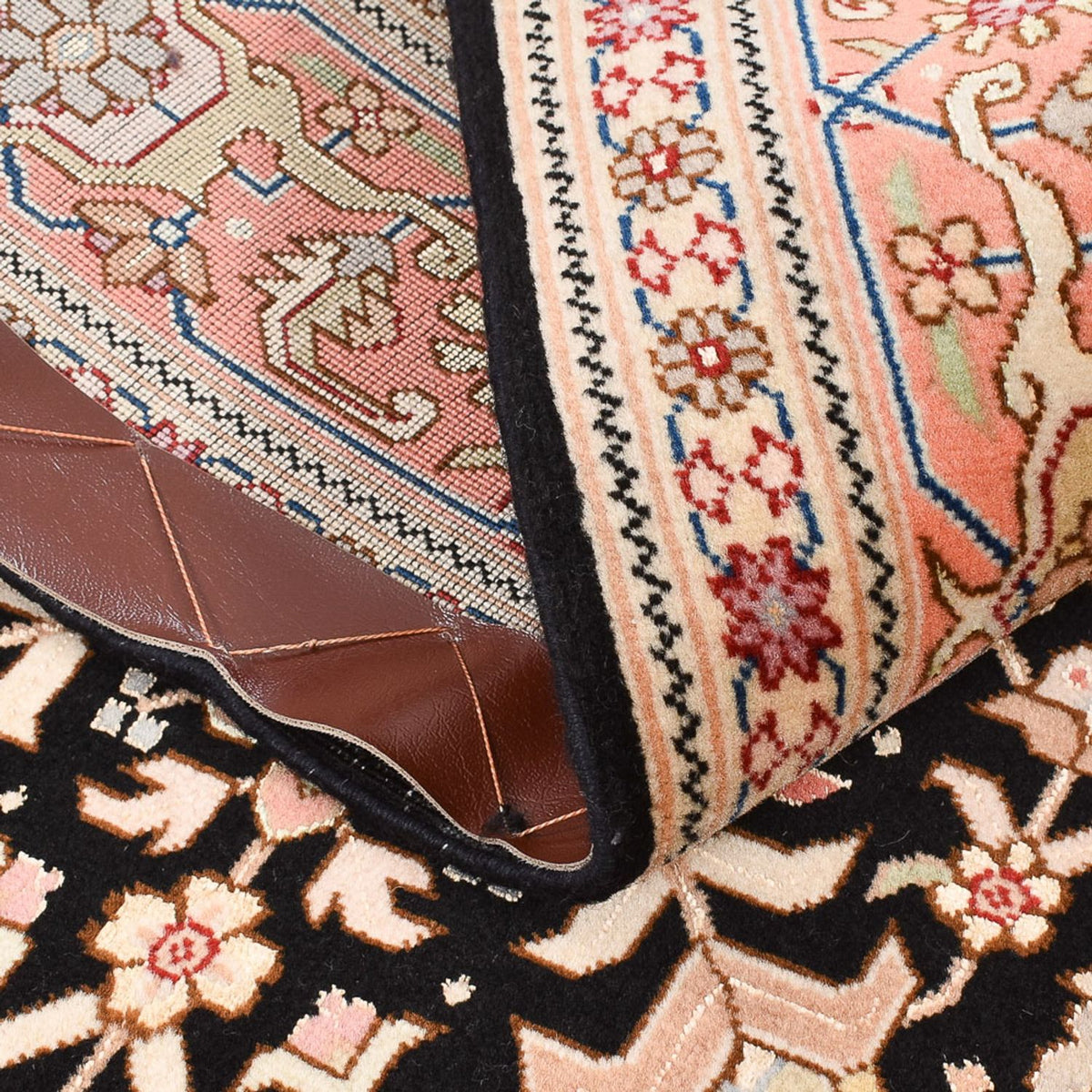 Alfombra Persa - Tabriz - Real - 166 x 100 cm - azul oscuro