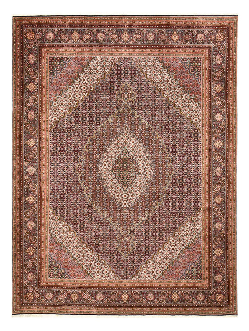 Alfombra Persa - Tabriz - Real - 402 x 303 cm - beige oscuro