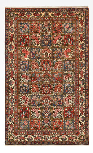 Alfombra persa - Nómada - 251 x 151 cm - multicolor