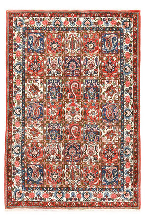 Alfombra persa - Nómada - 196 x 133 cm - multicolor
