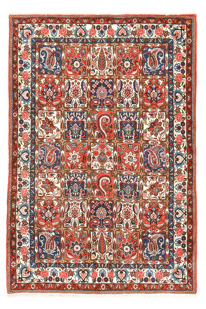 Alfombra persa - Nómada - 196 x 133 cm - multicolor
