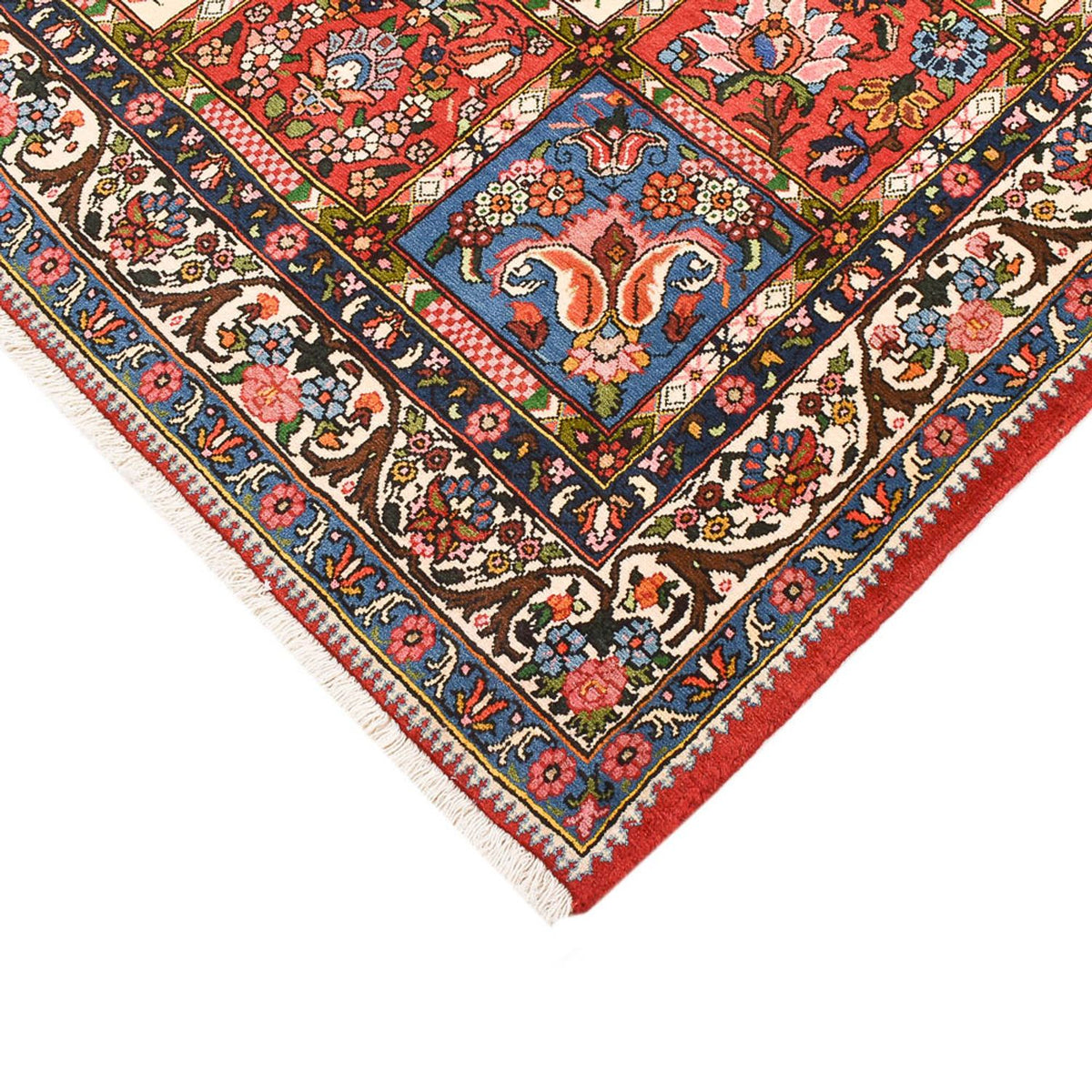 Alfombra persa - Nómada - 200 x 138 cm - multicolor