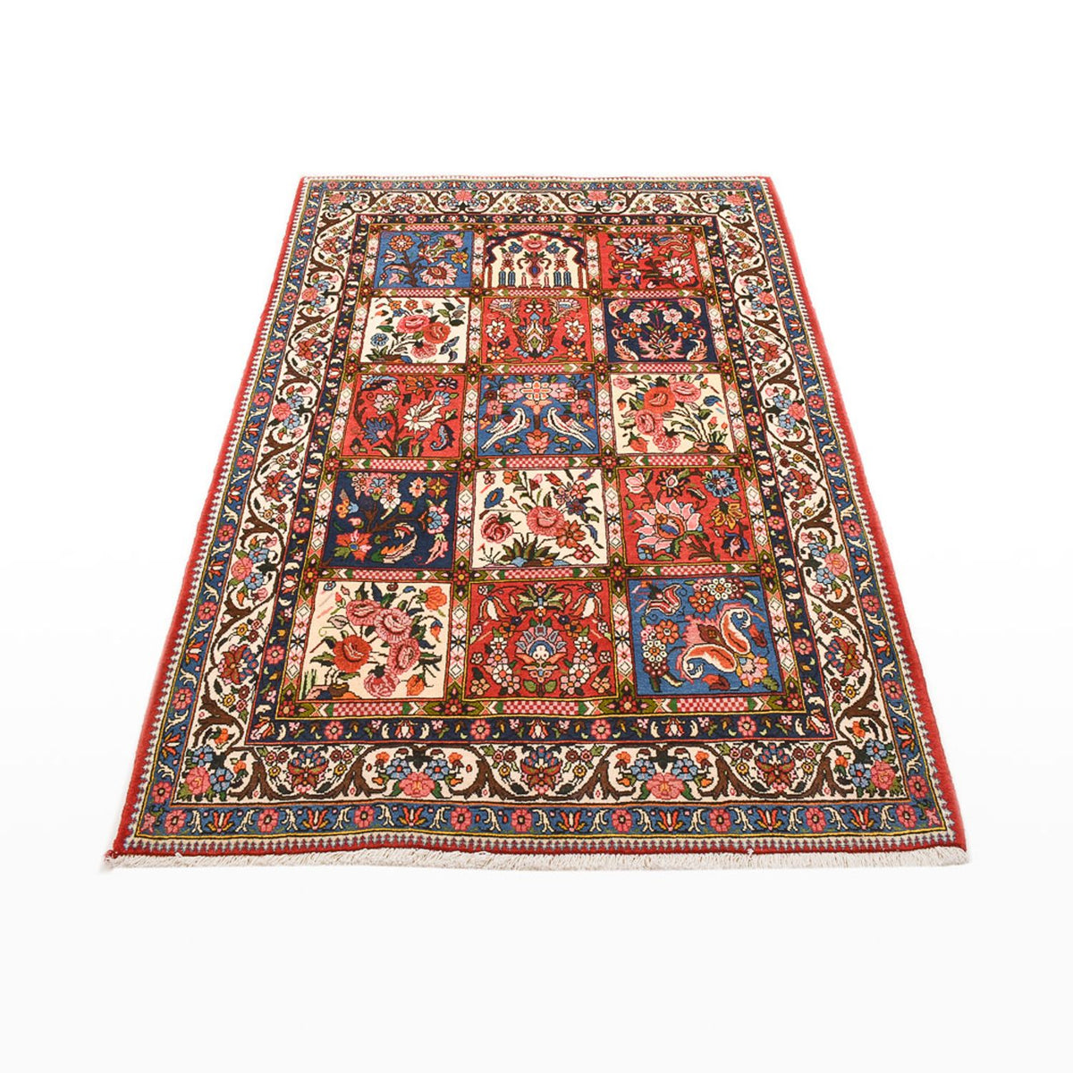 Alfombra persa - Nómada - 200 x 138 cm - multicolor