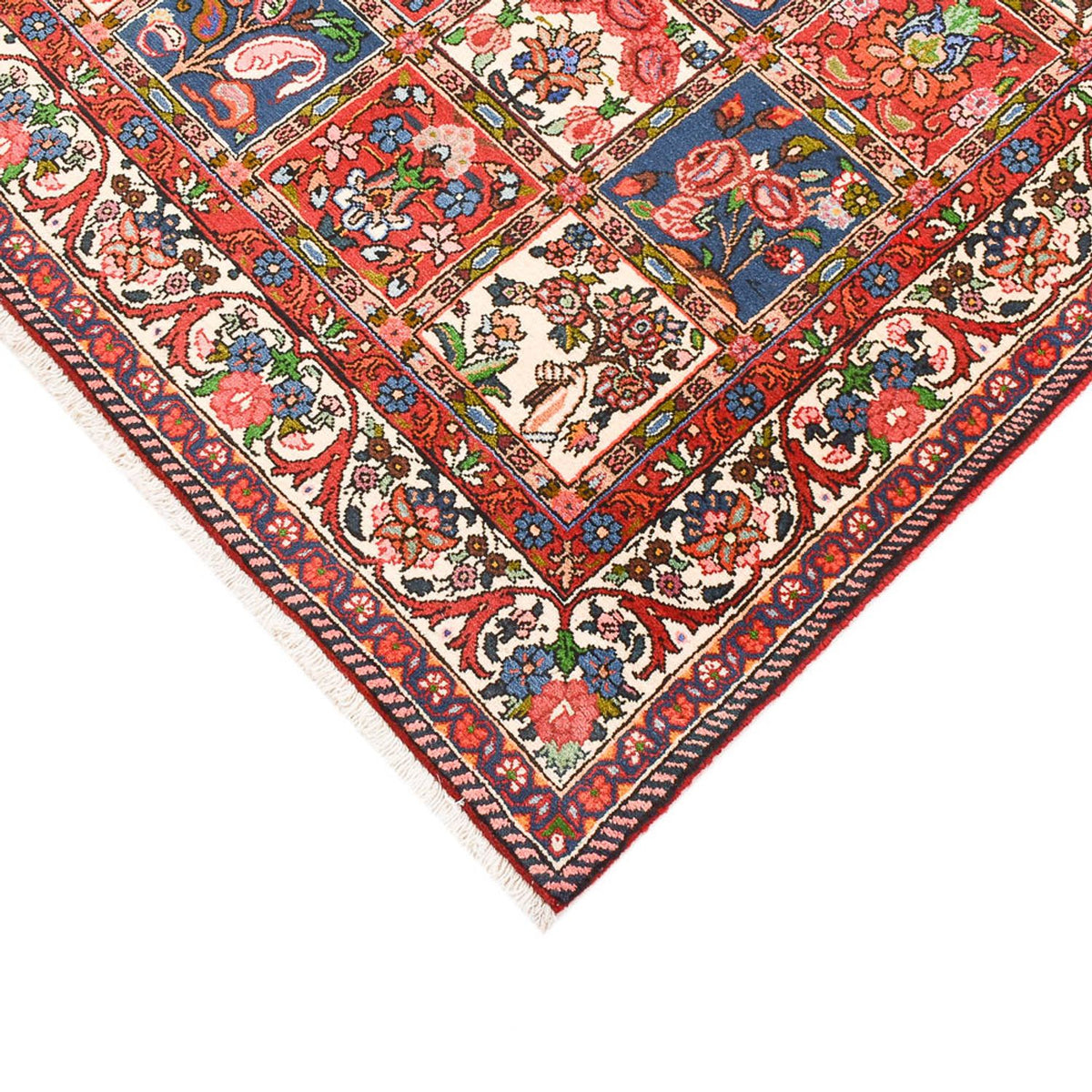 Alfombra persa - Nómada - 202 x 128 cm - multicolor