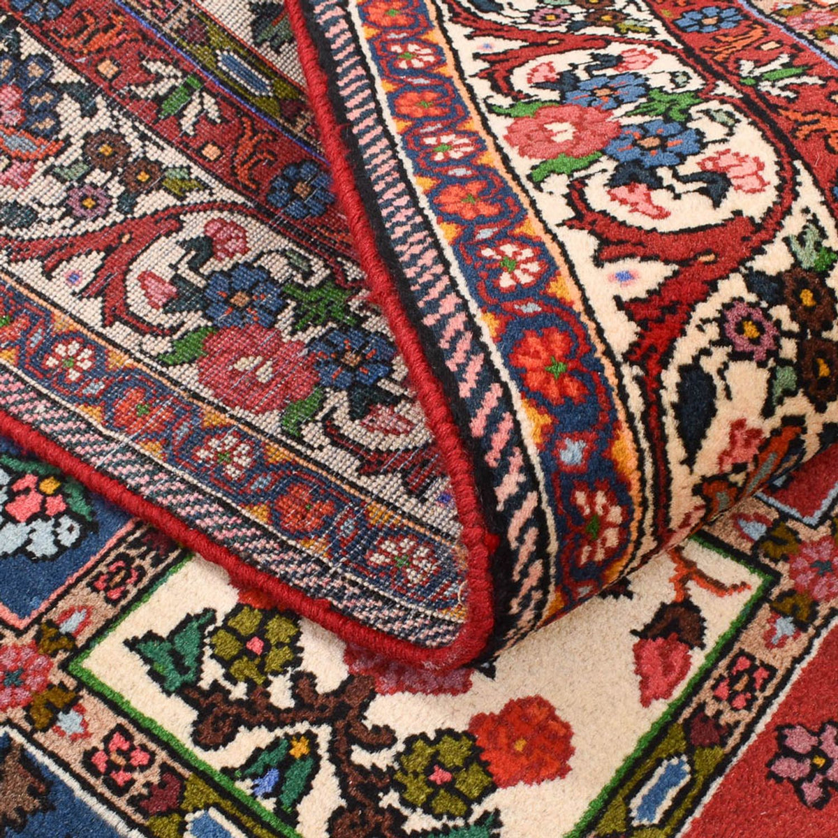 Alfombra persa - Nómada - 202 x 128 cm - multicolor