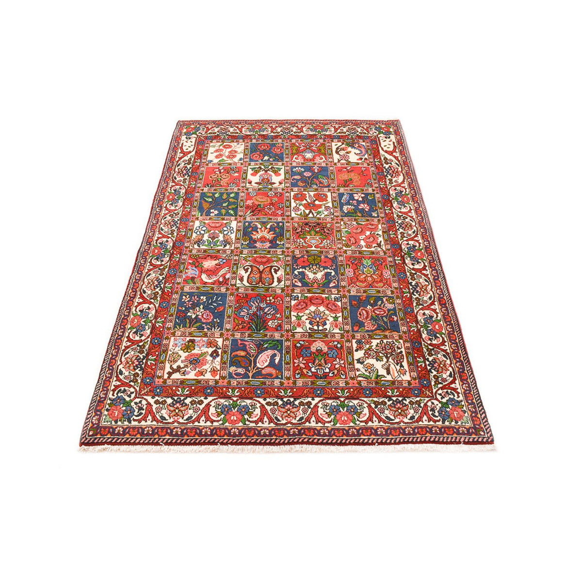 Alfombra persa - Nómada - 202 x 128 cm - multicolor