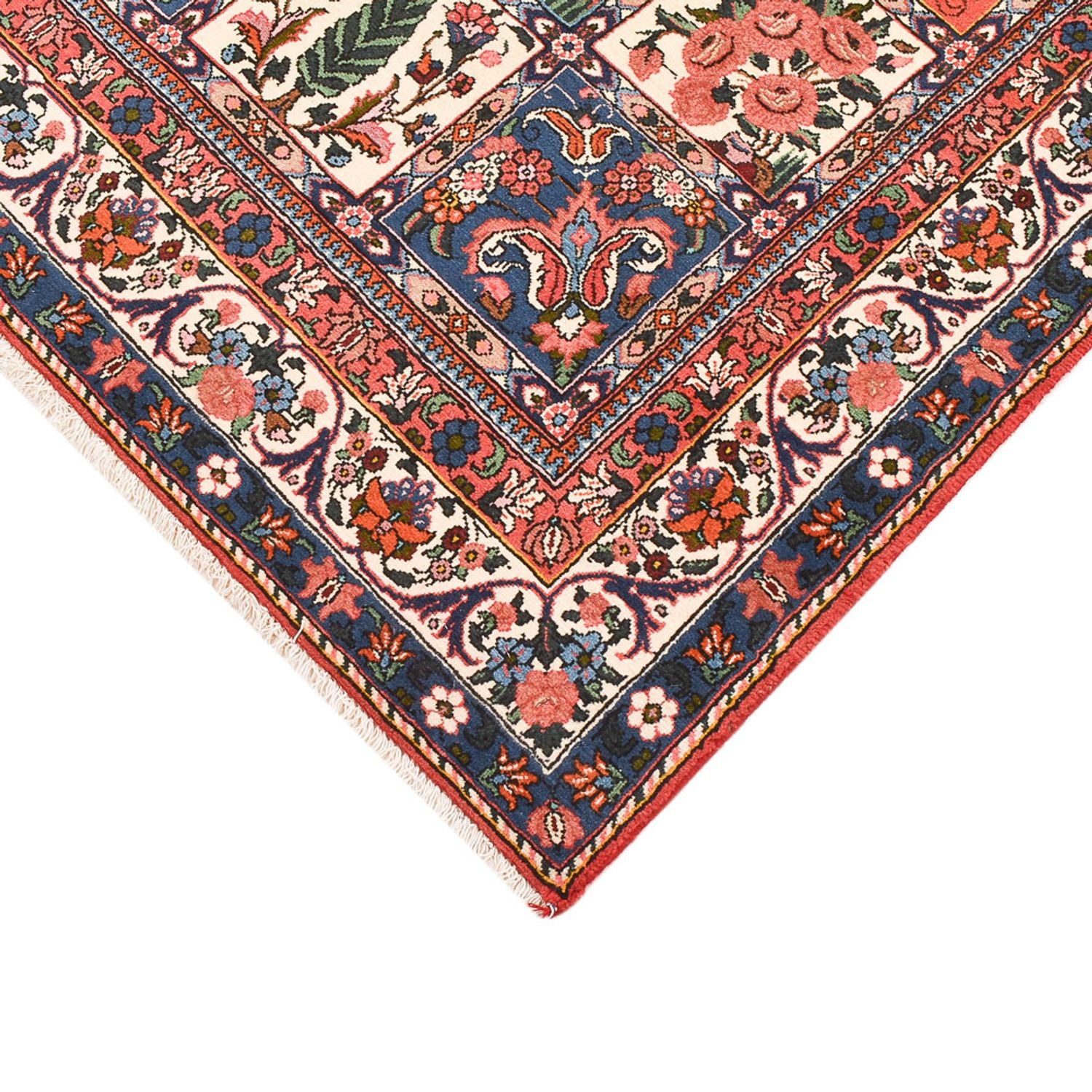 Alfombra persa - Nómada - 197 x 135 cm - multicolor