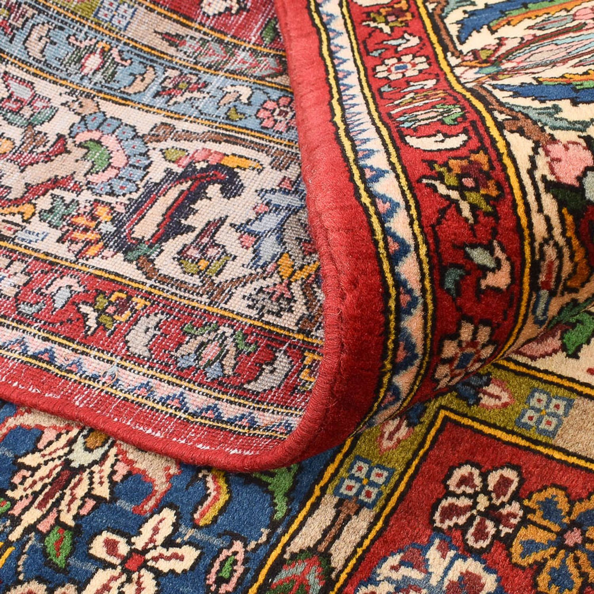 Alfombra persa - Nómada - 255 x 159 cm - multicolor