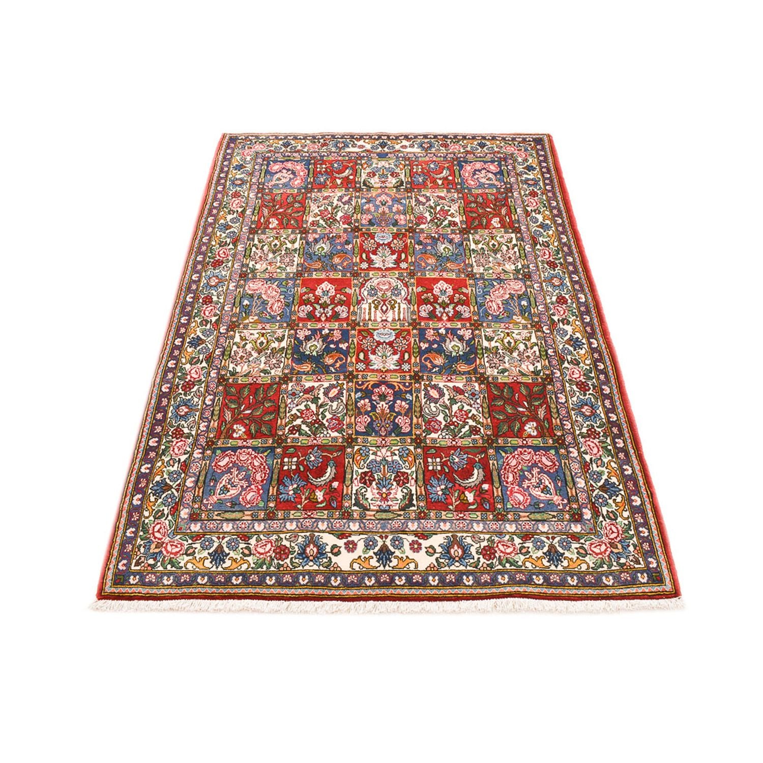 Alfombra persa - Nómada - 205 x 128 cm - multicolor