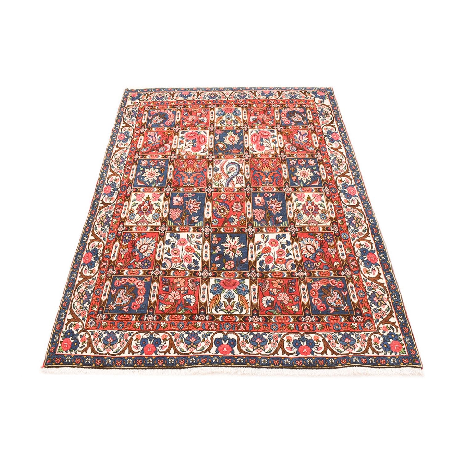 Alfombra persa - Nómada - 199 x 135 cm - multicolor