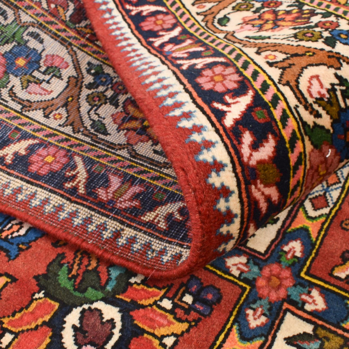 Alfombra persa - Nómada - 195 x 139 cm - multicolor