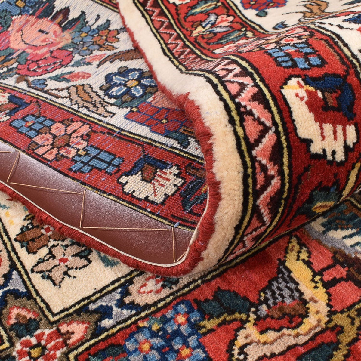 Alfombra persa - Nómada cuadrado  - 211 x 210 cm - multicolor