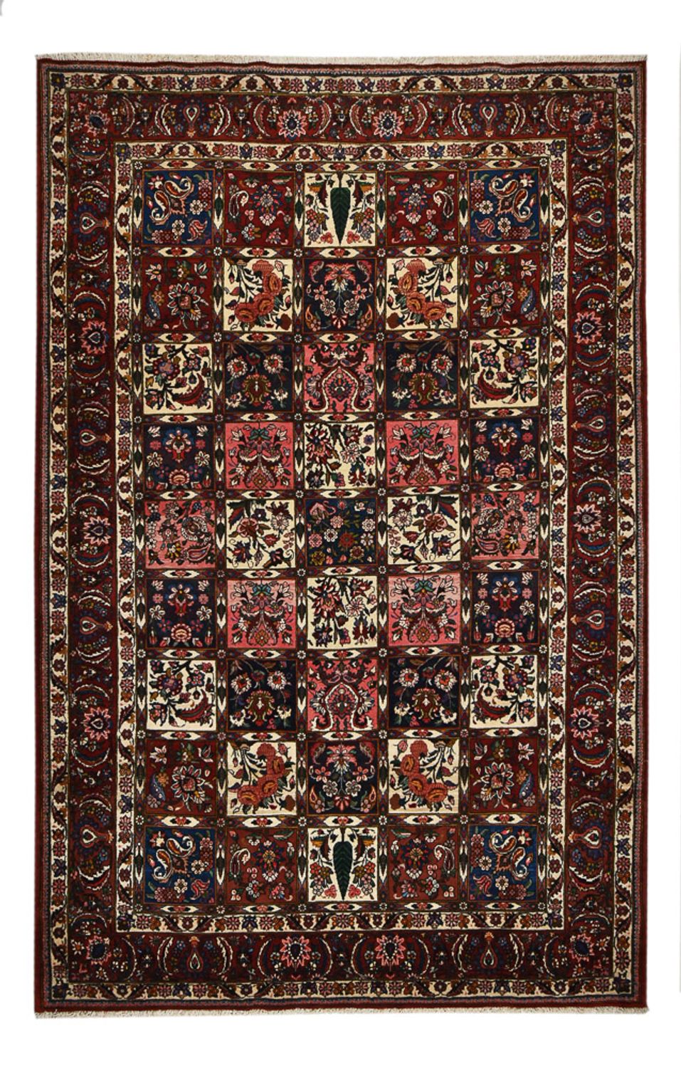Alfombra persa - Nómada - 328 x 209 cm - multicolor