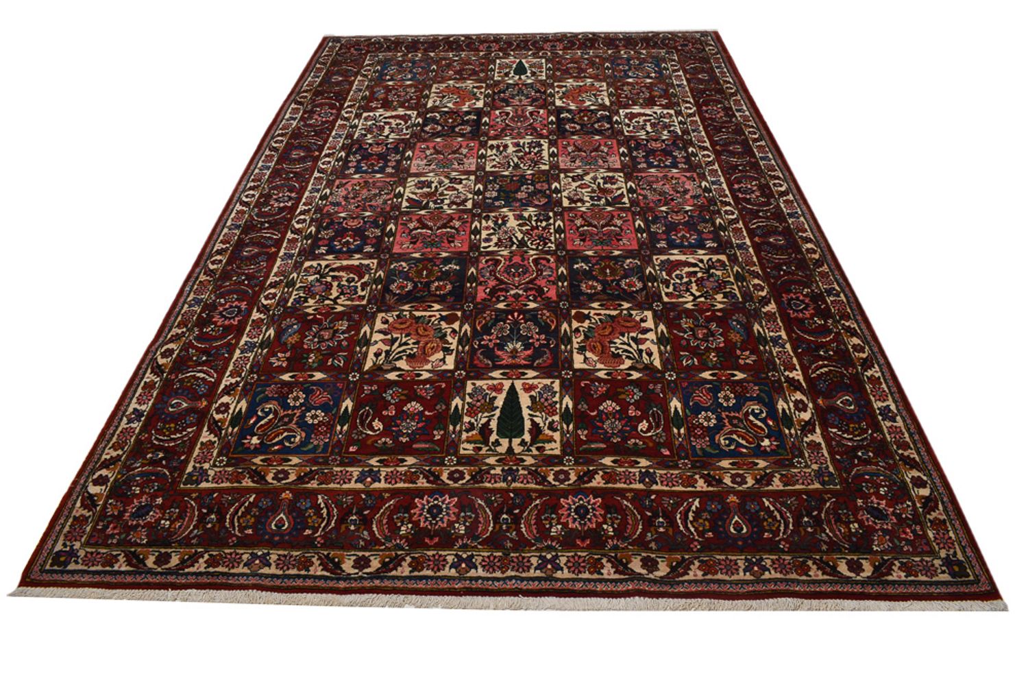 Alfombra persa - Nómada - 328 x 209 cm - multicolor